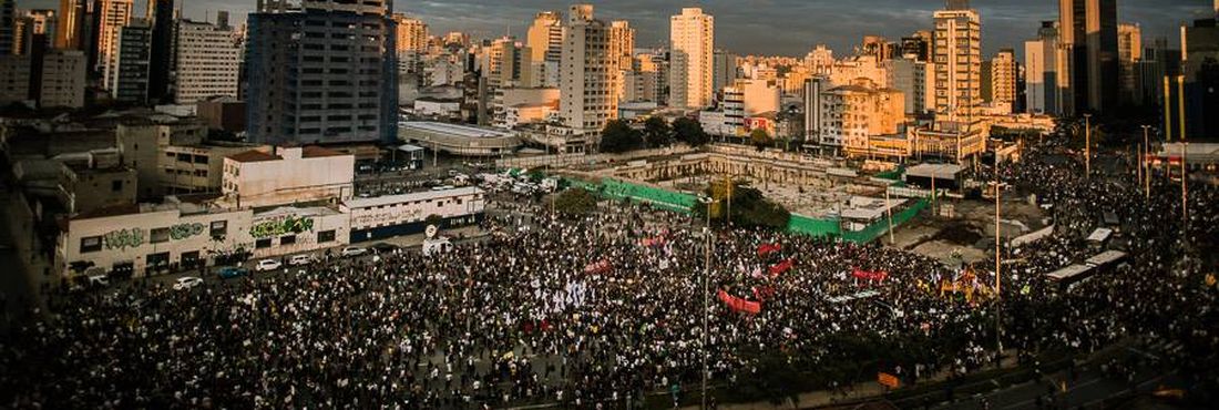 Protesto contra tarifa de ônibus em SP Protesto contra aumento da tarifa de ônibus em SP