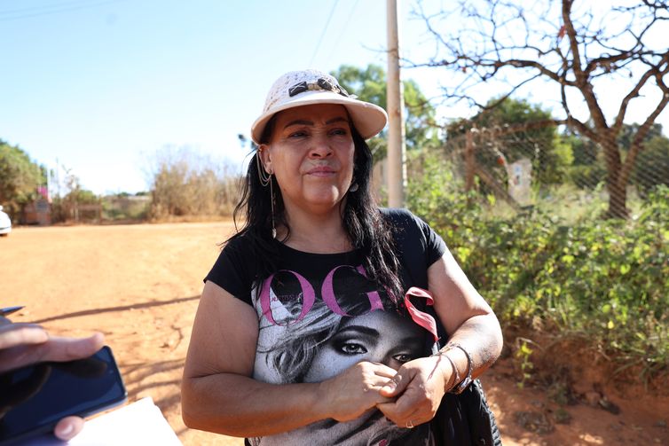 Valter Campanato/Agência Brasil Padre Bernardo (GO), 26/06/2025 - Lixão que desabou em Padre Bernardo. Rosileuda fala sobre a área que lixo desabou em Padre Bernardo. Foto: Valter Campanato/Agência Brasil