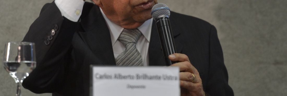 O coronel reformado Carlos Alberto Brilhante Ustra, que comandou o Destacamento de Operações de Informações do Centro de Operações de Defesa Interna do 2º Exército em São Paulo (DOI-Codi-SP)