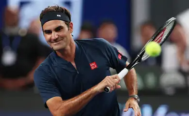 Roger Federer no Masters de Xangai
 10/10/2025    REUTERS/Go Nakamura