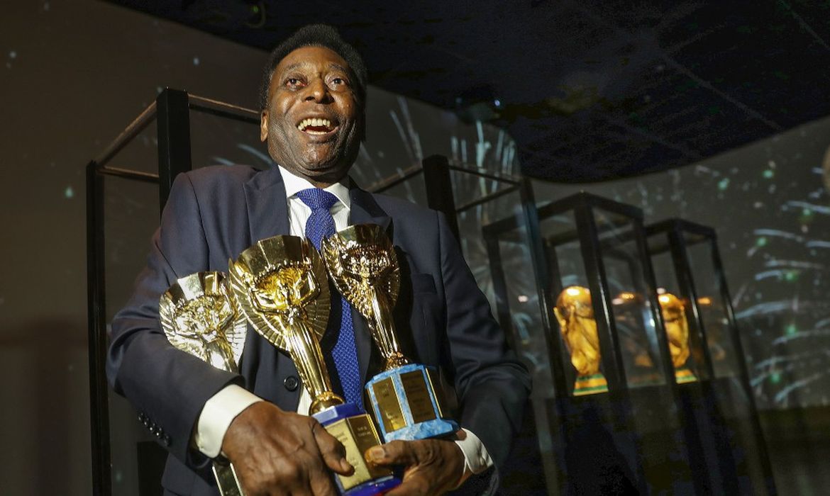 Com três títulos, Pelé é o maior ganhador de Copa do Mundo