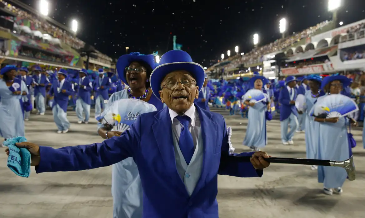 Rio de Janeiro - Desfile da Portela no segundo dia de apresentações do Grupo Especial das Escolas de Samba do Rio, na Sapucaí (Tânia Rêgo/Agência Brasil) 