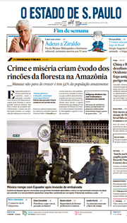 Capa do Jornal O Estado de S. Paulo Edição 2024-04-07