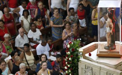 Missa em homenagem a São Sebastião, padroeiro do Rio de Janeiro, celebrada pelo cardeal arcebispo, Dom Orani Tempesta, na Basílica de São Sebastião.