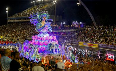 São Paulo (SP), 28/02/2025 - Carnaval 2025 - Sambódromo do Anhembi, desfile do Grupo Especial - EScola de Samba Colorado do Brás. Foto: Paulo Pinto/Agência Brasil