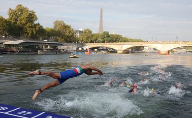 Evento-teste, triatlo, Jogos de Paris