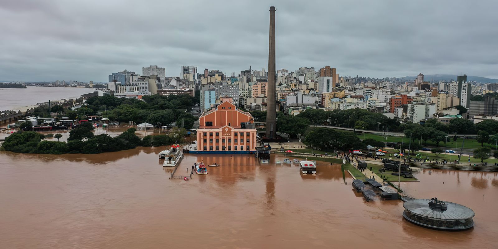 Drones particulares atrapalham resgate aéreo no Rio Grande do Sul