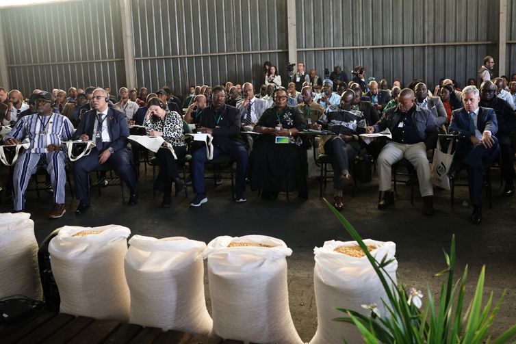 Brasília (DF), 20/05/2025 - 2º Diálogo Brasil-África sobre Segurança Alimentar, Combate à fome e desenvolvimento rural
Os objetivos do evento incluem o compartilhamento de experiências em produção agropecuária e aquícola, a troca de conhecimentos e tecnologias, o debate sobre o papel de políticas públicas eficazes, a discussão sobre pesquisa e inovação, e a valorização da agricultura familiar e da sustentabilidade. 
Foto: Jose Cruz/Agência Brasil