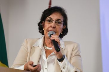Tomaz Silva/Agência Brasil Rio de Janeiro (RJ), 24/10/2024 – A diretora executiva de exploração e produção da Petrobras, Sylvia Anjos fala durante aula aberta Coppe/UFRJ, na Ilha do Fundão, na zona norte da capital fluminense. Foto: Tomaz Silva/Agência Brasil
