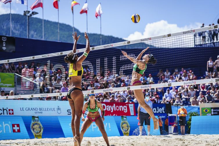 Final brasileira na Suiça - Ana Patrícia/Rebecca  - vôlei de praia feminino- brasil
