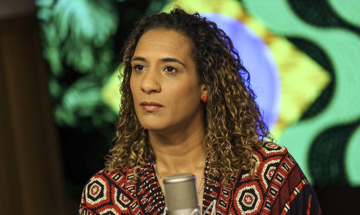 Brasília (DF), 06/11/2024 - A ministra da Igualdade Racial, Anielle Franco, participa do programa Bom dia, Ministra. Foto: Marcelo Camargo/Agência Brasil