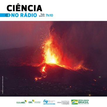 Vulcão Cumbre Vieja em La Palma, nas Ilhas Canárias