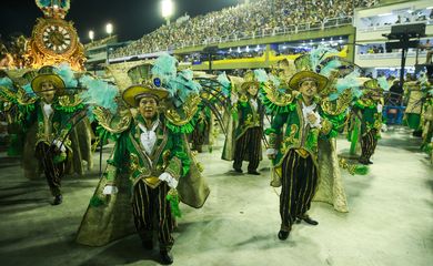 Desfile Unidos de Vila Isabel, terceiro lugar no carnaval do Rio de Janeiro. 