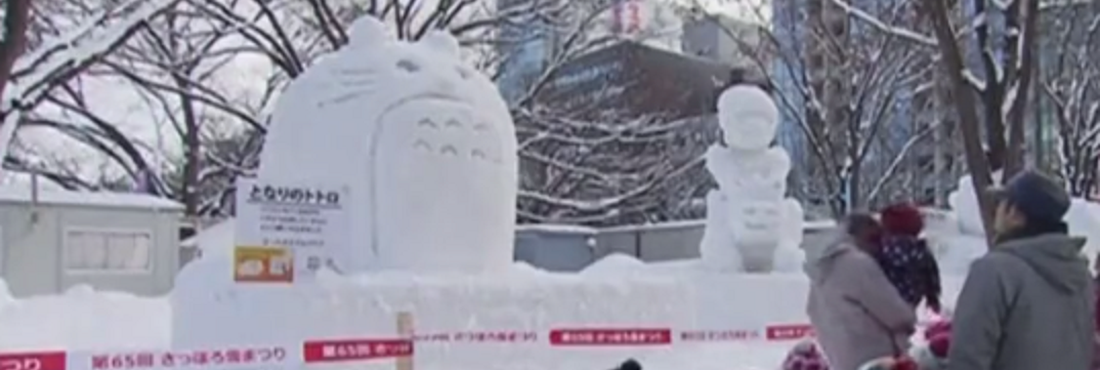 Festival de Neve de Sapporo, no Japão, tem mais de 200 esculturas de gelo