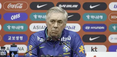 Carlo Ancelotti, técnico da Seleção Brasileira