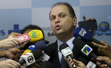 Brasília - O ministro da Saúde, Ricardo Barros, durante anúncio de novos recursos para o fortalecimento da Atenção Básica (Marcelo Camargo/Agência Brasil)
