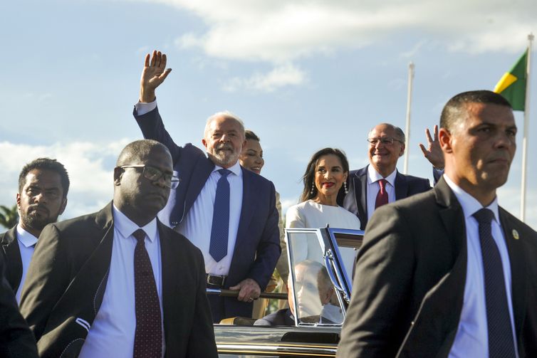 Cerimônia de posse do presidente da República, Luiz Inácio Lula da Silva no Palácio do Planalto