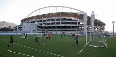 Treino do Botafogo no Estadio Nilton Santos