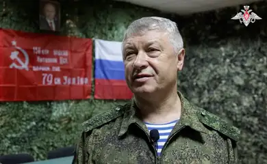 06/02/2026 - Um oficial militar russo de alto escalão, o tenente-general Vladimir Alexeyev, foi levado às pressas para o hospital após ser baleado em Moscou. Foto: Reuters/ Proibido Reprodução