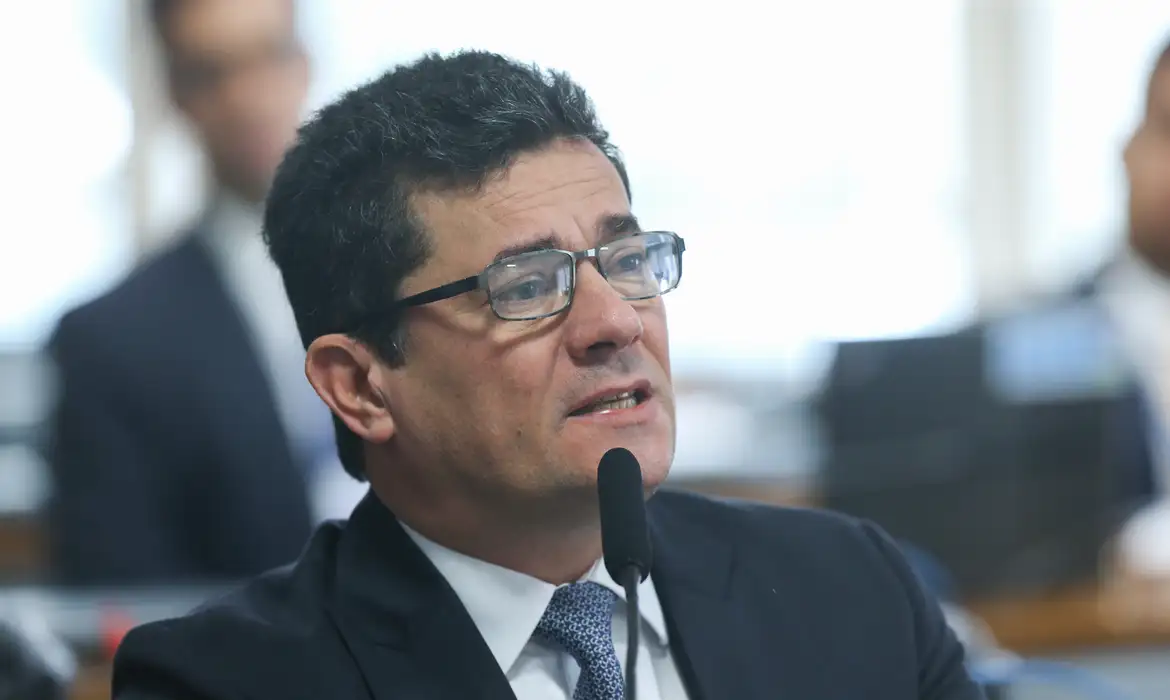 Brasília (DF) 18/05/2023  Senador, Sérgio Moro, na CCJ do Senado.  Foto Lula Marques/ Agência Brasil.