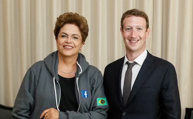 Cidade do Panamá - Panamá, 10/04/2015. Presidenta Dilma Rousseff durante encontro com presidente do Facebook, Mark Zuckerberg