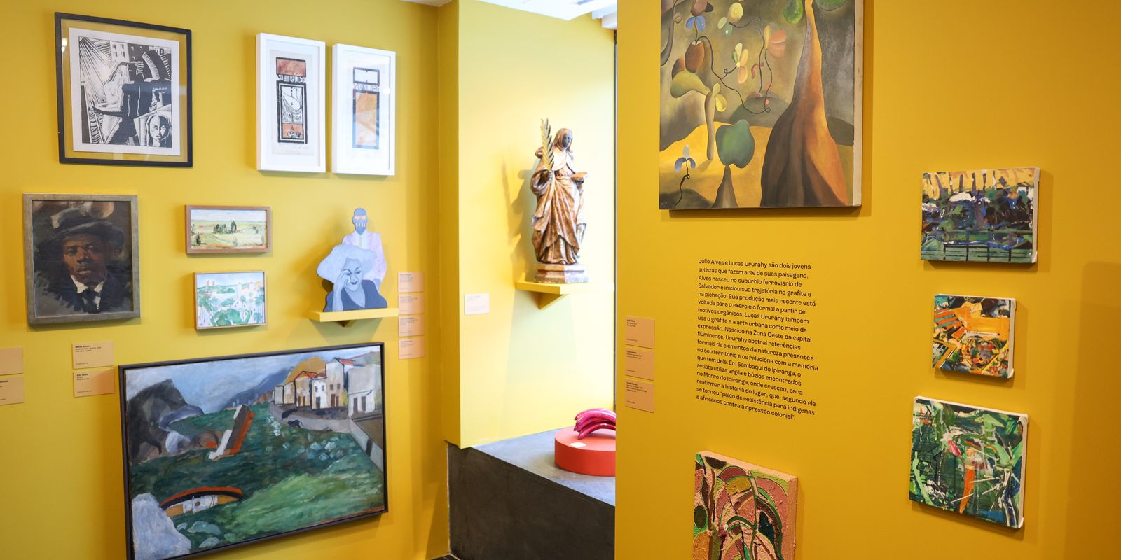 Exposição explora diversidade da produção artística afro-brasileira