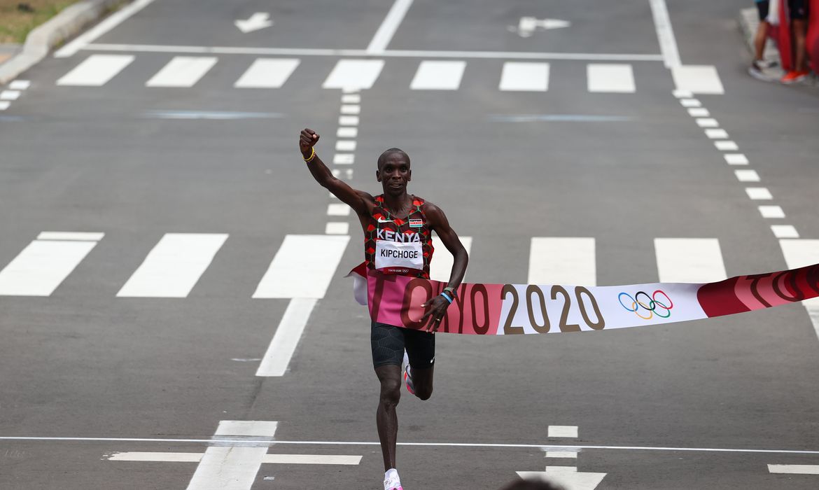 Queniano Eliud Kipchoge, maratona, tóquio 2020, olimpíada