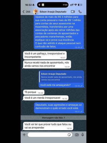 Segundo Jr., o deputado estadual e assessores receberam mais de R$ 5 milhões de uma das entidades investigadas pela cobrança ilegal de mensalidades descontadas de aposentados e pensionistas. Foto: duartejr_/Instagram