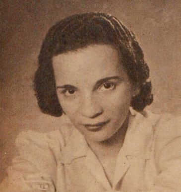 Foto da cantora Aracy de Almeida em 1945