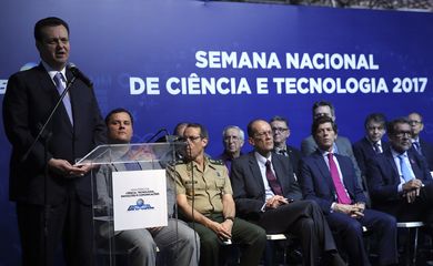 Brasília - O ministro da Ciência e Tecnologia, Gilberto Kassab, participa de abertura da 14ª Semana Nacional de Ciência e Tecnologia (José Cruz/Agência Brasil)