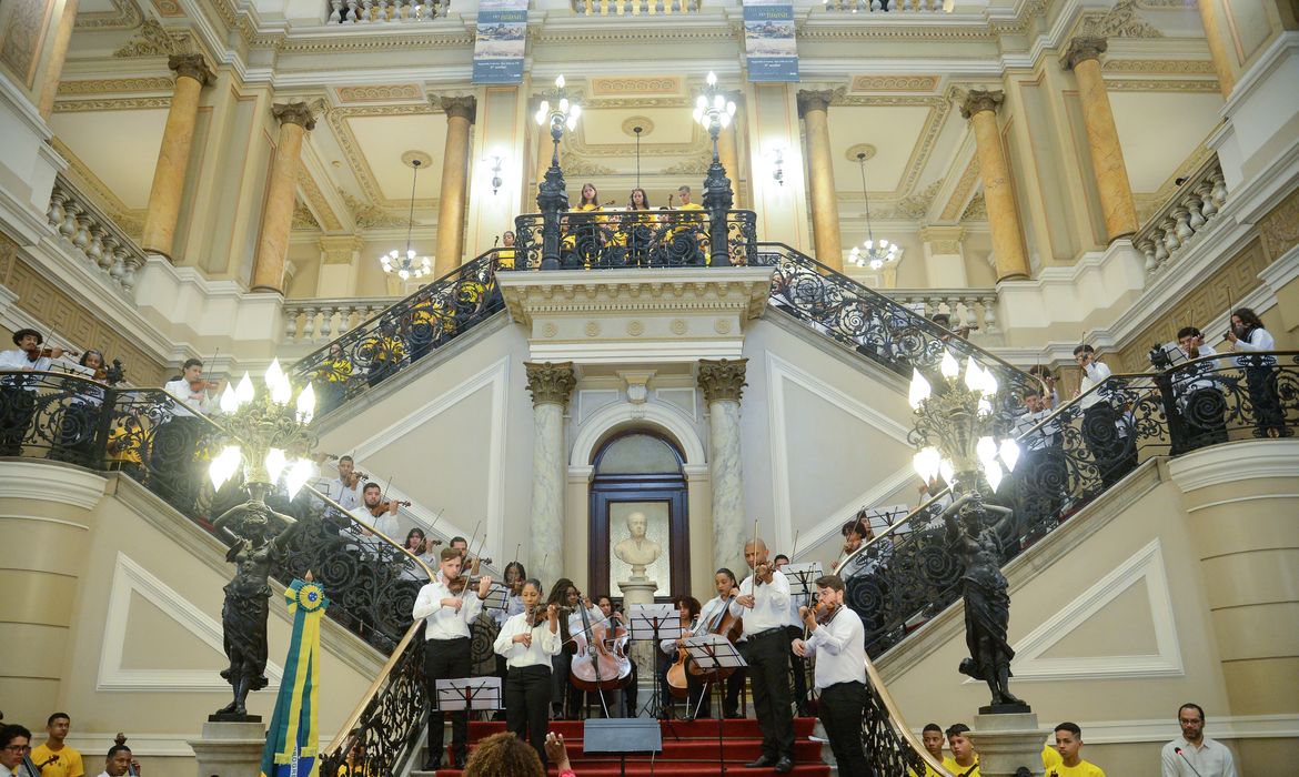 Rio de Janeiro (RJ), 30/05/2023 – Marco Lucchesi toma posse como presidente da Fundação Biblioteca Nacional. Foto: Tomaz Silva/Agência Brasil