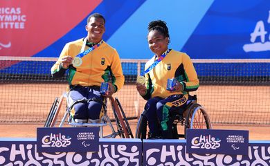VITÓRIA MIRANDA, LUIZ CALIXTO, Parapan de Jovens, tênis em cadeira de rodas