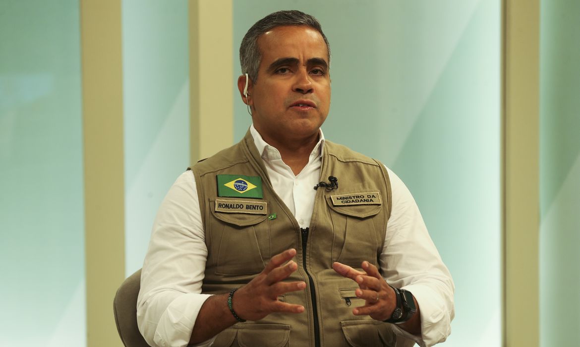 Ministro da Cidadania, Ronaldo Bento, participa do programa Repórter Brasil Tarde