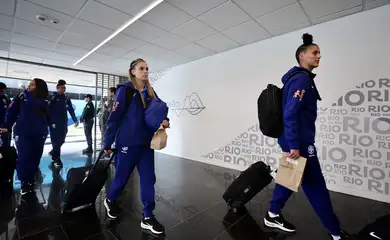 Seleção brasileira feminina embarca para Quito, para disputar a Copa América - em 10/07/2025