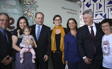 Brasília - O Ministério da Saúde e a Rede Brasileira de Bancos de Leite Humano lançam a campanha Doe Leite Materno (José Cruz/Agência Brasil)
