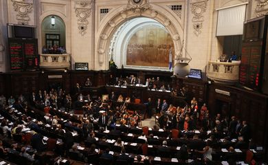 Posse dos deputados estaduais eleitos para a Assembleia Legislativa do Rio de Janeiro.
