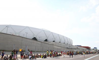 Treino aberto da seleção brasileira de futebol em Manaus (Divulgação/CBF)