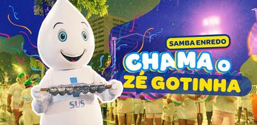 Zé Gotinha na folia 