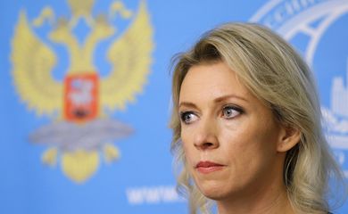 A porta-voz do Ministério das Relações Exteriores da Rússia, Maria Zakharova