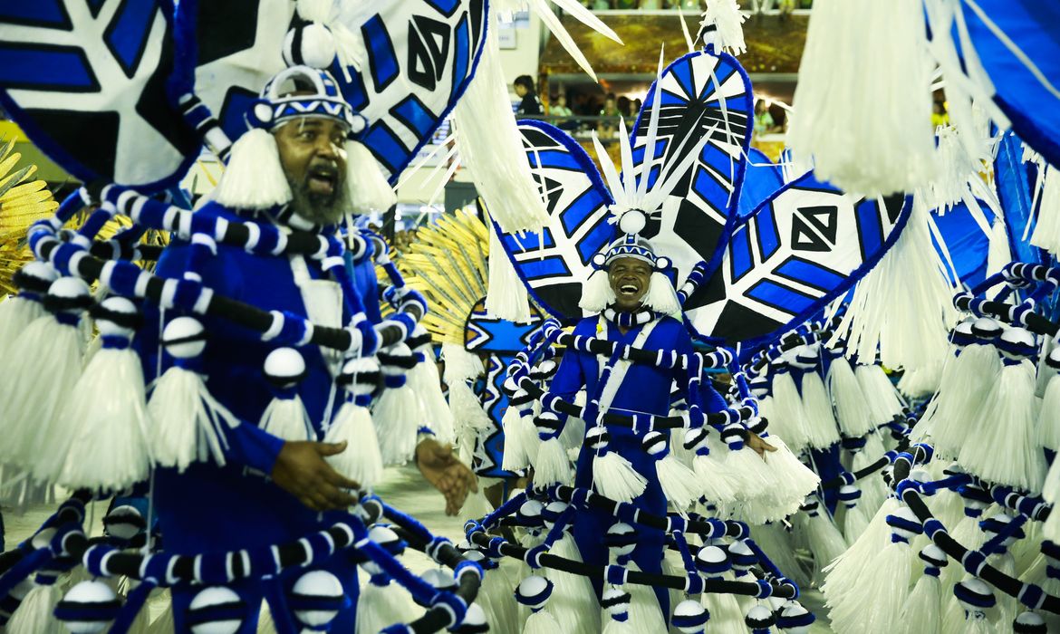 Desfile da Portela, quarto lugar no carnaval  2019 no Rio de Janeiro