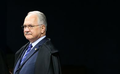 Brasília - O ministro Luiz Edson Fachin participa de sessão da segunda turma do Supremo Tribunal Federal.(Marcelo Camargo/Agência Brasil)