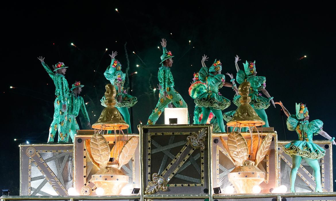Rio de Janeiro. 13/02/2024. Carnaval 2024  Sambódromo da Marquês de Sapucaí, desfile da Mocidade independente de Padre Miguel.
 Foto: Marco Terranova | Riotur