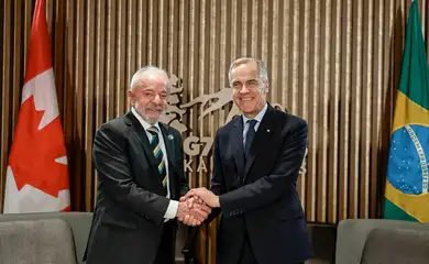Kananaskis, 17/06/2025 - Presidente da República, Luiz Inácio Lula da Silva, é recebido pelo Primeiro-Ministro do Canadá, Mark Carney, para a reunião da Cúpula do G7. Foto: Ricardo Stuckert/PR
