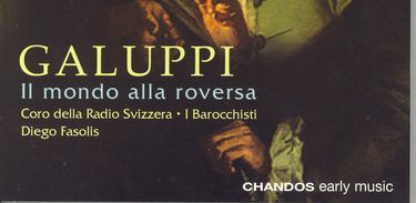 Capa do CD da ópera Il mondo alla roversa