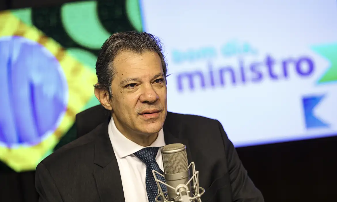 Brasília (DF), 20/03/2025 - O ministro da Fazenda, Fernando Haddad, participa do programa 