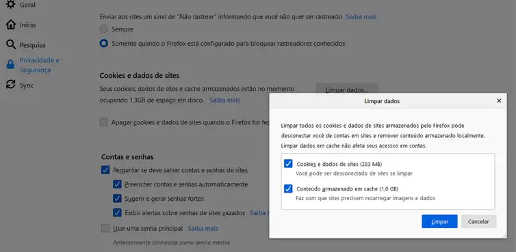Agência Brasil ABr explica cache.