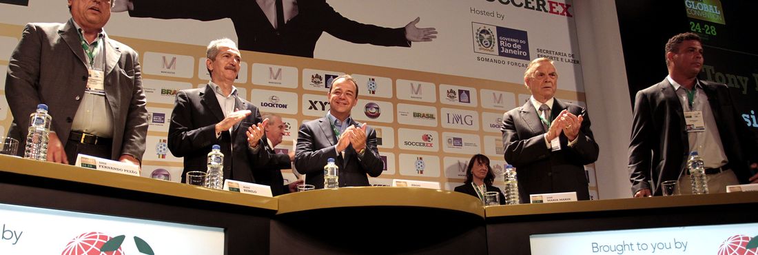 Abertura da Convenção Global Soccerex 2012. O evento de negócios do mundo do futebol acontece até quarta-feira (28/11), no Forte de Copacabana.