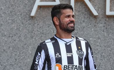 Diego Costa - apresentação ao Atlético-MG - Galo - em 19/08/2021