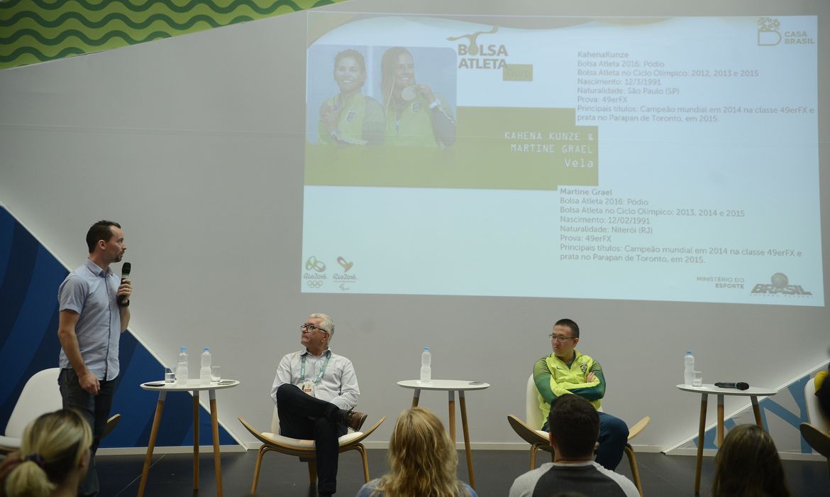 Rio de Janeiro -  O coordenador do Bolsa Atleta, o ex-ginasta Mosiah Rodrigues, fala sobre o programa (Tomaz Silva/Agência Brasil)