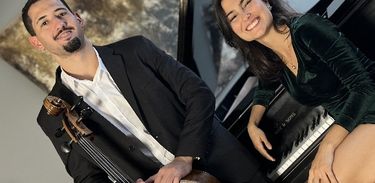 William Batista, violoncelista, e Amanda Kohn, pianista